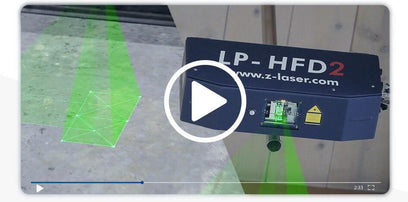 Z-LASER laser projector LP-HFD2 in use at BAUFRITZ in Erkheim