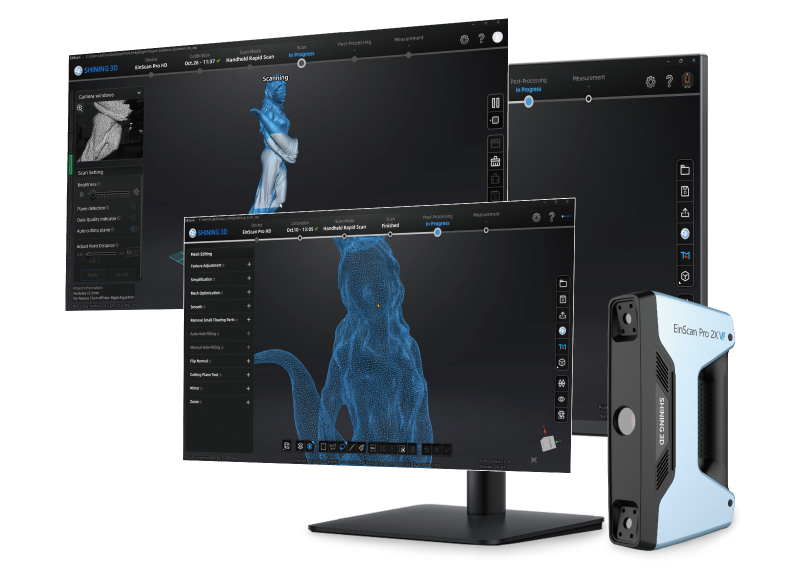 Shining 3D EinScan Pro 2X V2 with Industrial Pack with EXModel Pro License