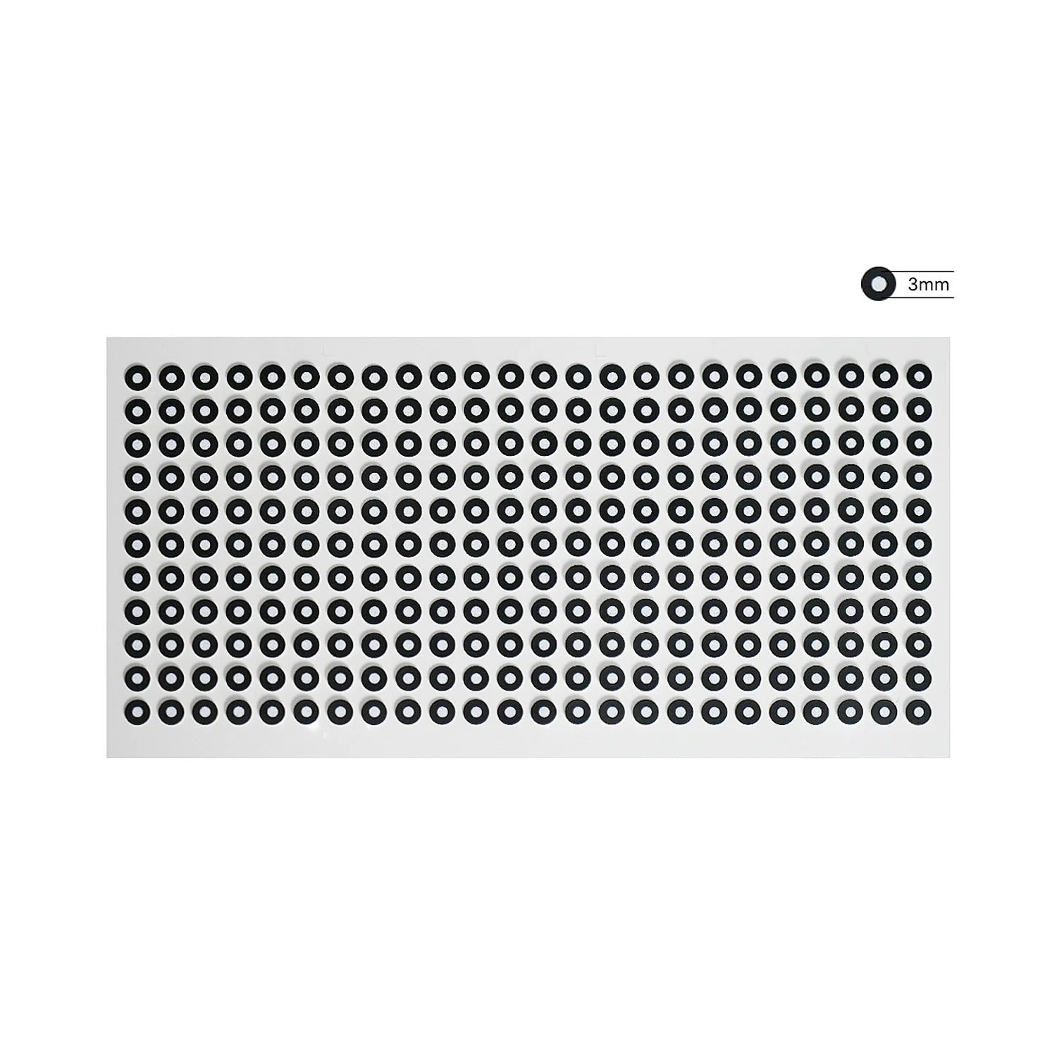 Shining 3D 3mm Reflective Markers (1 pack/ 20 sheets/ 2400 points)
