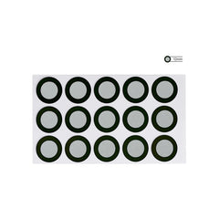 Shining 3D 12mm Reflective Markers (1 pack/ 100 sheets/ 1500 points)