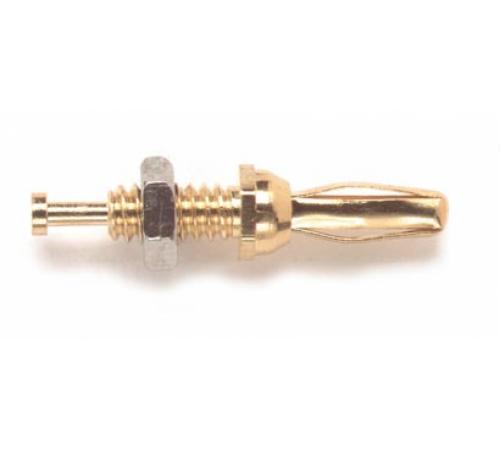 Fluke Pomona 4513 Miniature Banana Plug, 4-40 X .48" Screw With Solder Turret 10/pk (item no. 1918553)