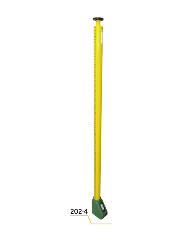 Senshin 4m Fibreglass Measuring Pole with Flat Standard Top