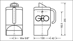 GEO-Laser LL-92L plumb down +/-2.5mm / 100m Green Beam Laser