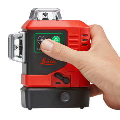 Leica Lino L6G-1, 3x360° Laser, green Beam, Li-ion, Wall Mount, Rugged Case