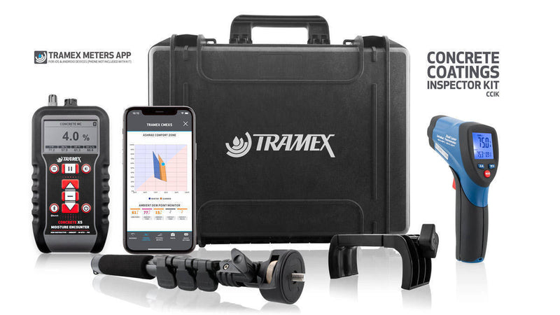 Tramex Concrete Coating Inspector Kit