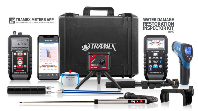 Tramex Water Damage Restoration Inspector Kit